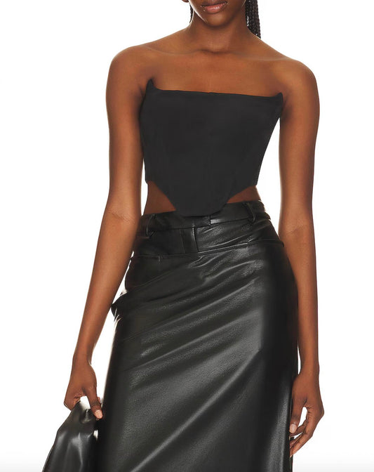 Bardot - Platinum Corset Bustier