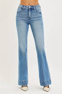 Risen - 4-Way Mid Rise Flare Jeans