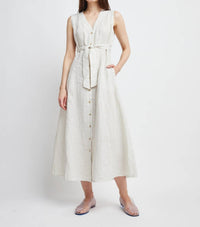 Self Contrast - Heidi Wrap Tie Dress