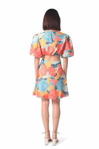 Beulahstyle - Summer Cut Out Flowery Dress