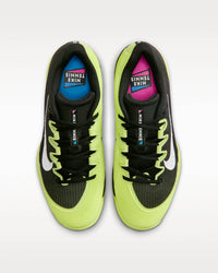 NIKE Women's Zoom Vapor 12 Premium Hard Court Tennis Shoes in black white light lemon twist - women's shoe - view 5