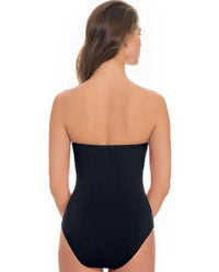 Profile By Gottex - Bandeau Underwire D-cup One Piece Swimsuit