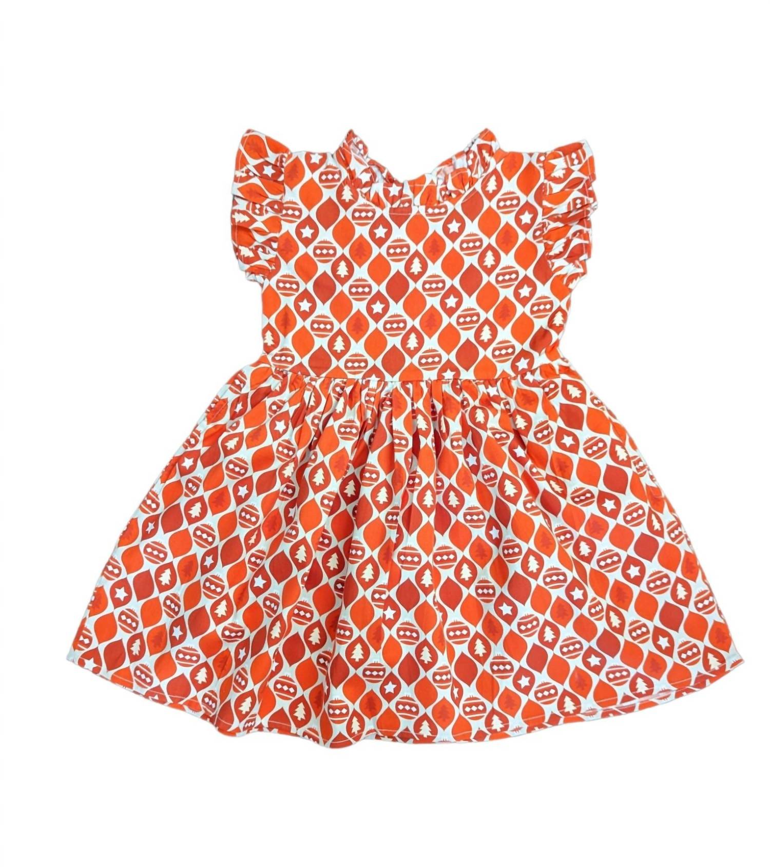 Tuktuk Designs - Girl's Ornaments Ruffle Dress