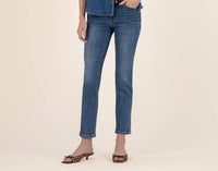 Kut From The Kloth - Reese Ankle Straight Mid Rise Jeans