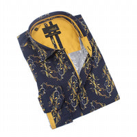 Eight X - Athenian Golden Vine Button Down Shirt