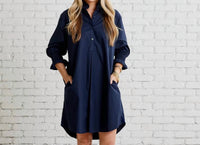 Caryn Lawn - Kimberly Dress With Velvet