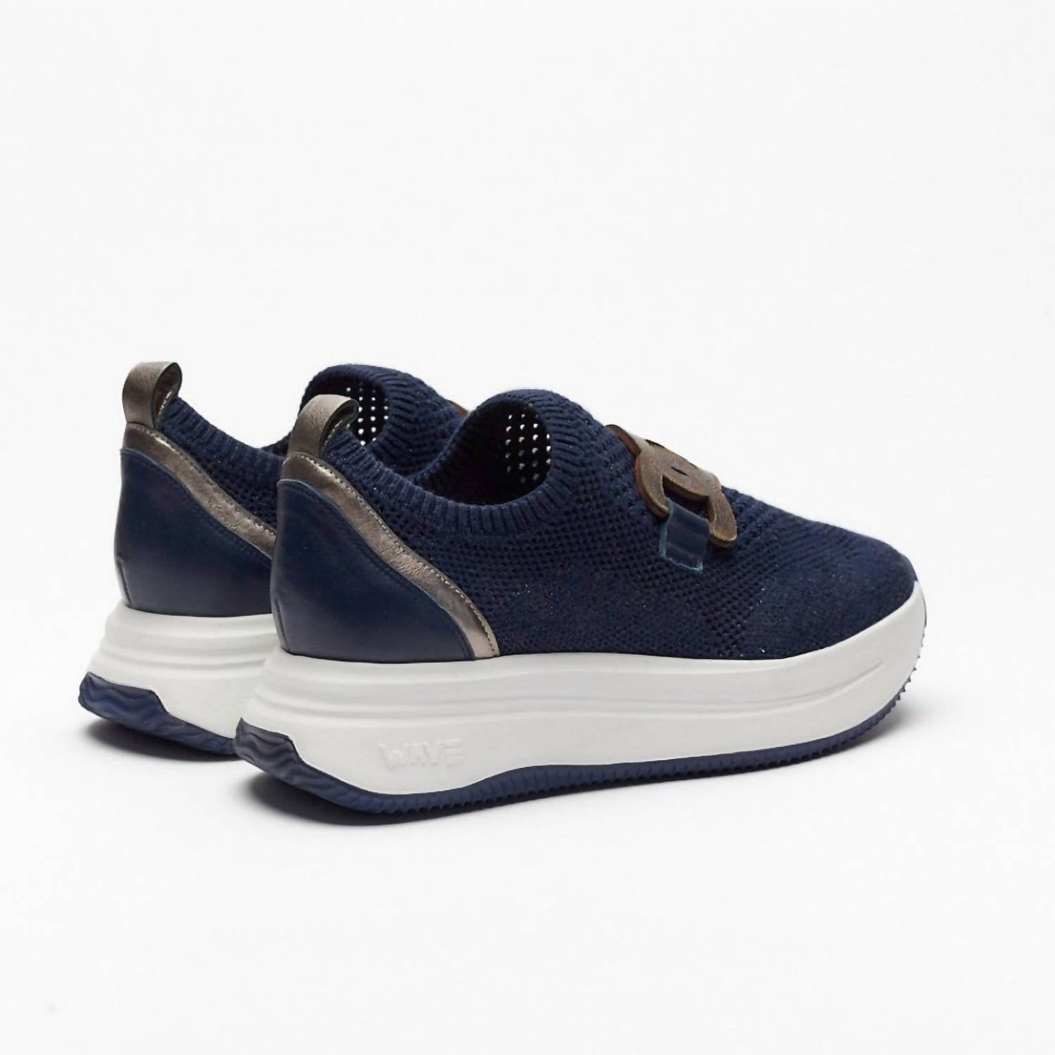 Softwaves - Women's Simone Athleisure Platform Slip-on Sneakers