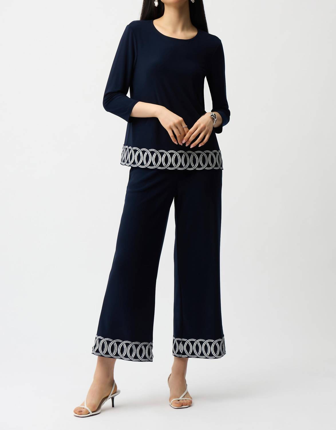 Joseph Ribkoff - SILKY KNIT CULOTTE PANT