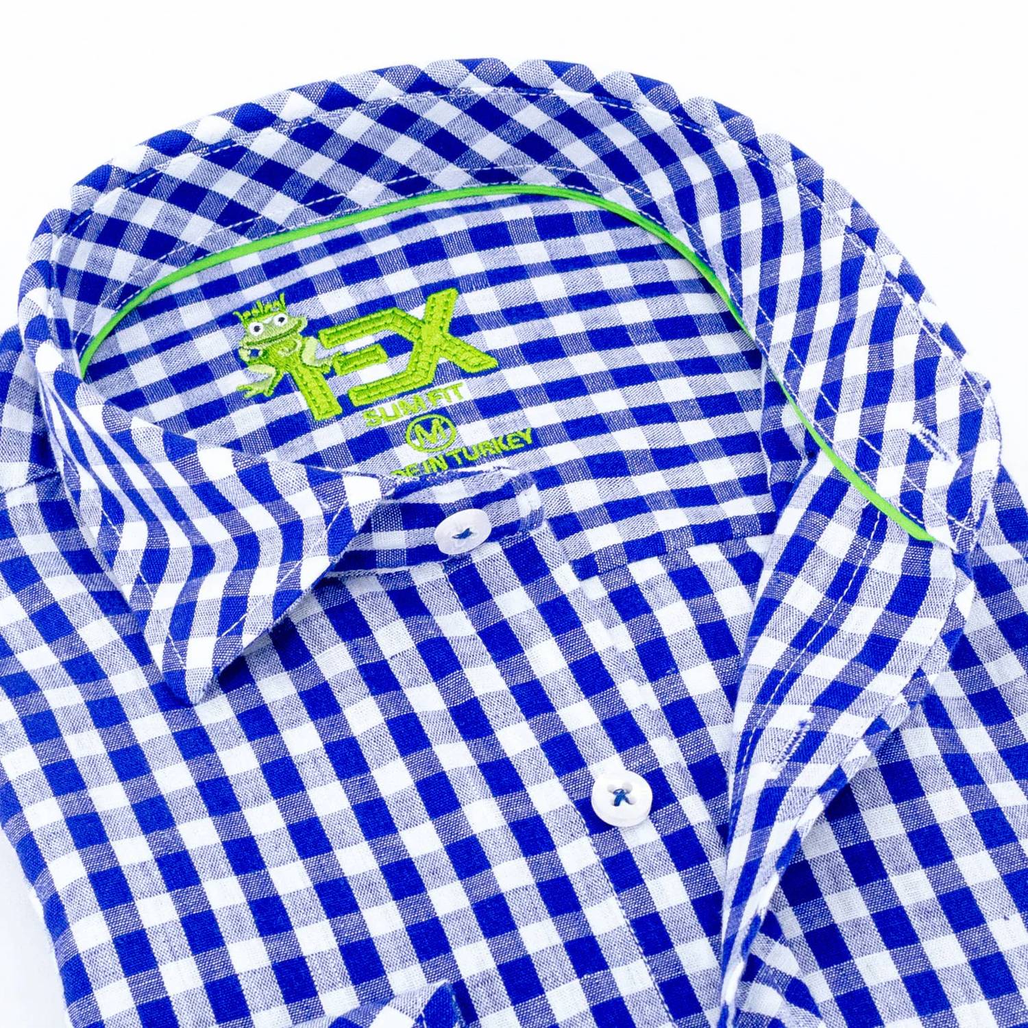 Eight X - Men's Harvard Yard Frog Linen Shirt