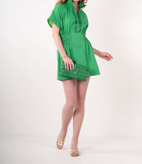 Emily Mccarthy - Pullover Zip Mini Dress