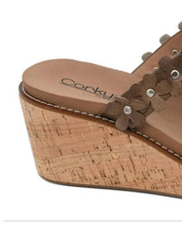 Corkys Footwear Women's Mic Drop Wedges in tan - women's shoe - alternate view