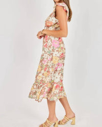 Sadie & Sage - Floral Dunes Midi Dress