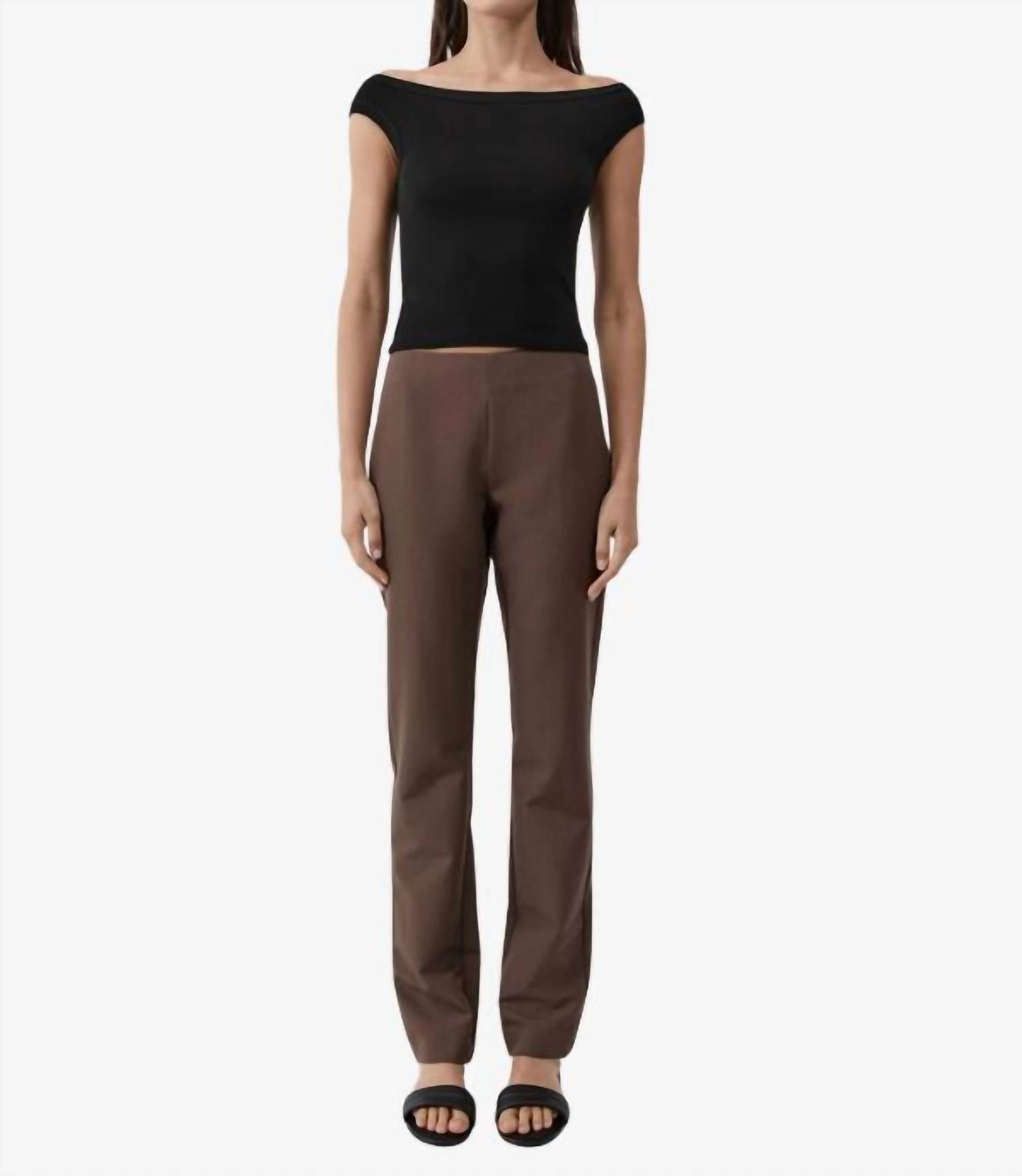 St. Agni - Silk Canvas 90s Minimal Pants