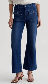 AG Jeans Bonnie-mid Rise Relaxed Flare Jean in shallow - women's jeans