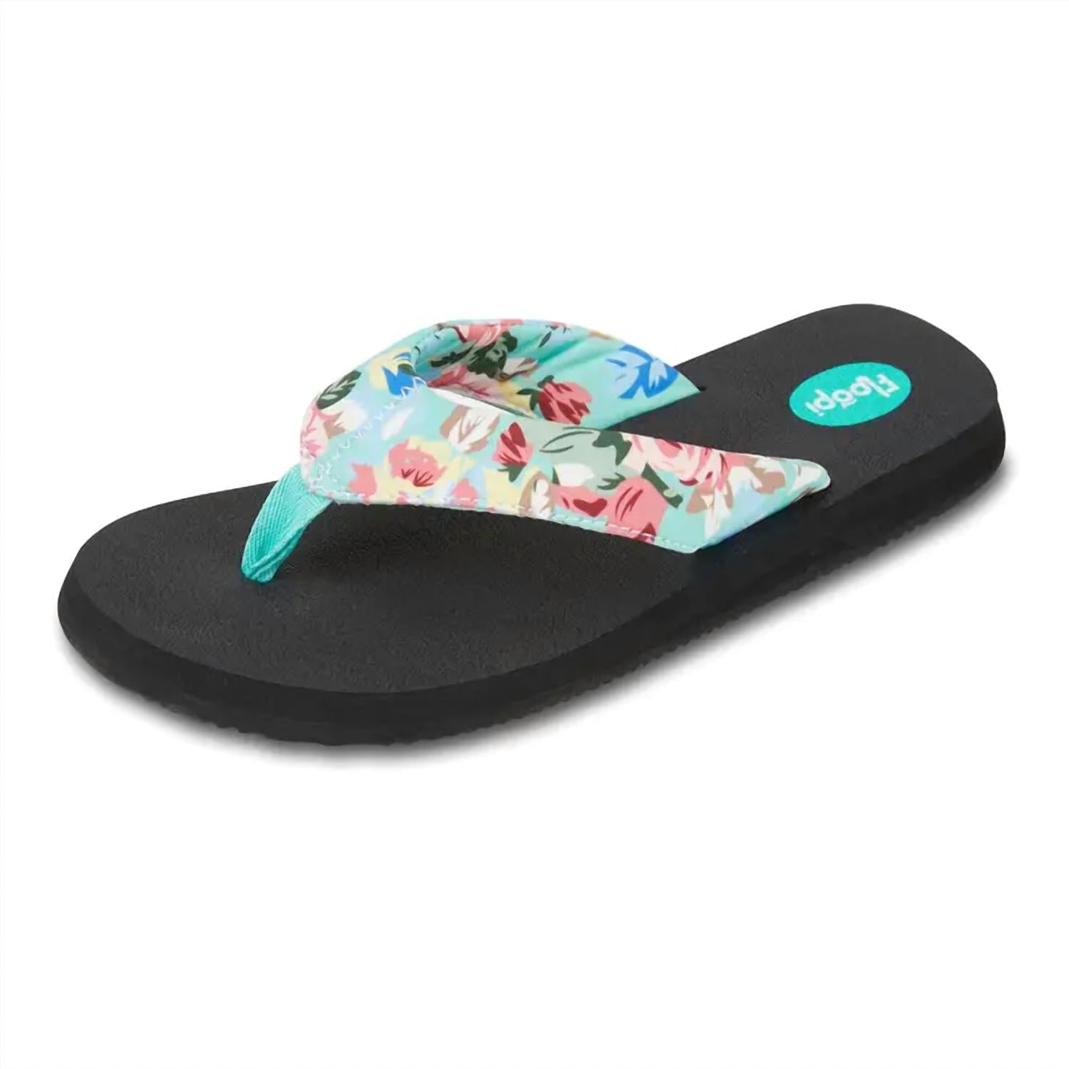 Floopi - Women's Isabella Yoga Mat Floral Flip Flop