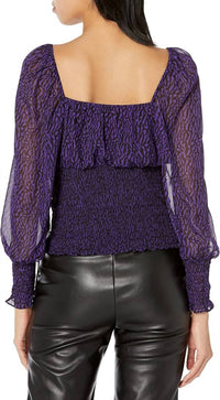 Bb Dakota - Print Smock Surplice Blouse