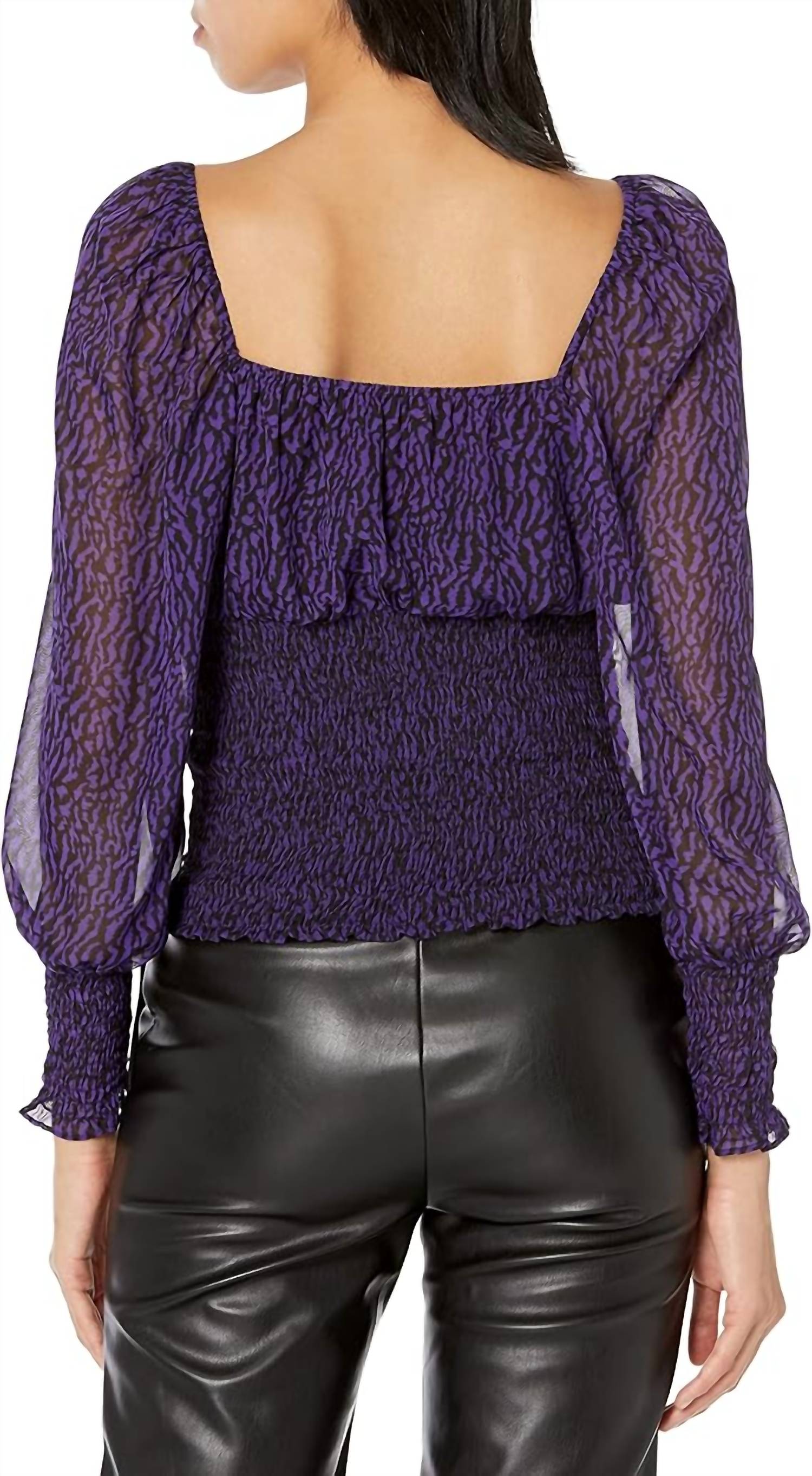 Bb Dakota - Print Smock Surplice Blouse
