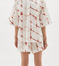 Bassike - Printed Boxy Short Sleeve Shirt