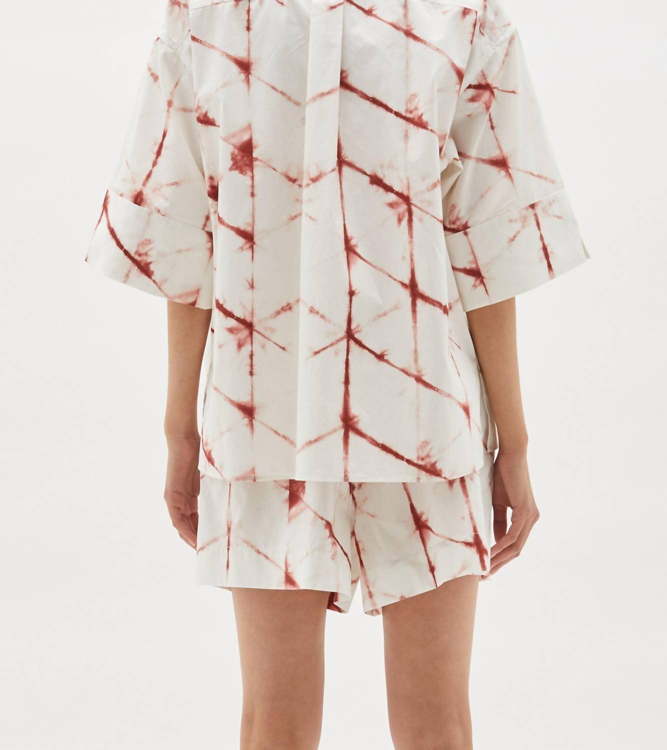 Bassike - Printed Boxy Short Sleeve Shirt