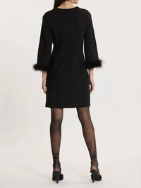 Tyler Boe - Chelsea Ponti Feather Dress