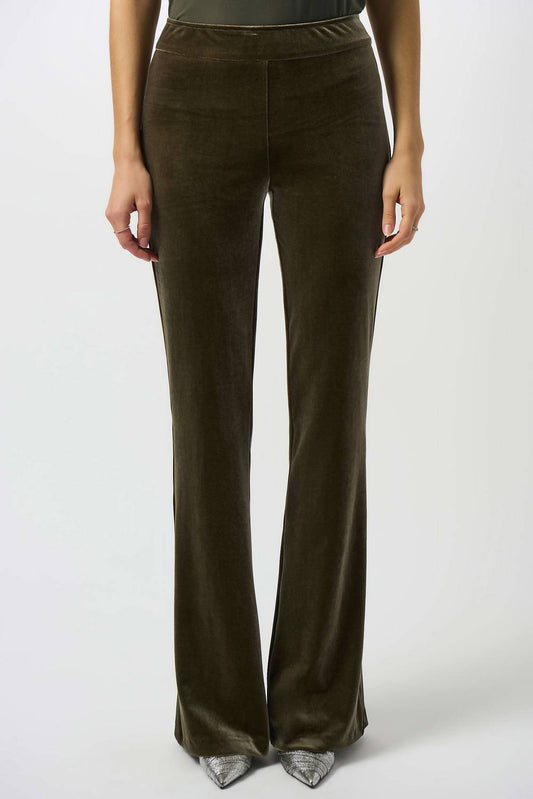 Joseph Ribkoff - Velvet Flared Pull On Pant