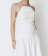 Rue Sophie - Isabella Ruched Drop Waist Dress
