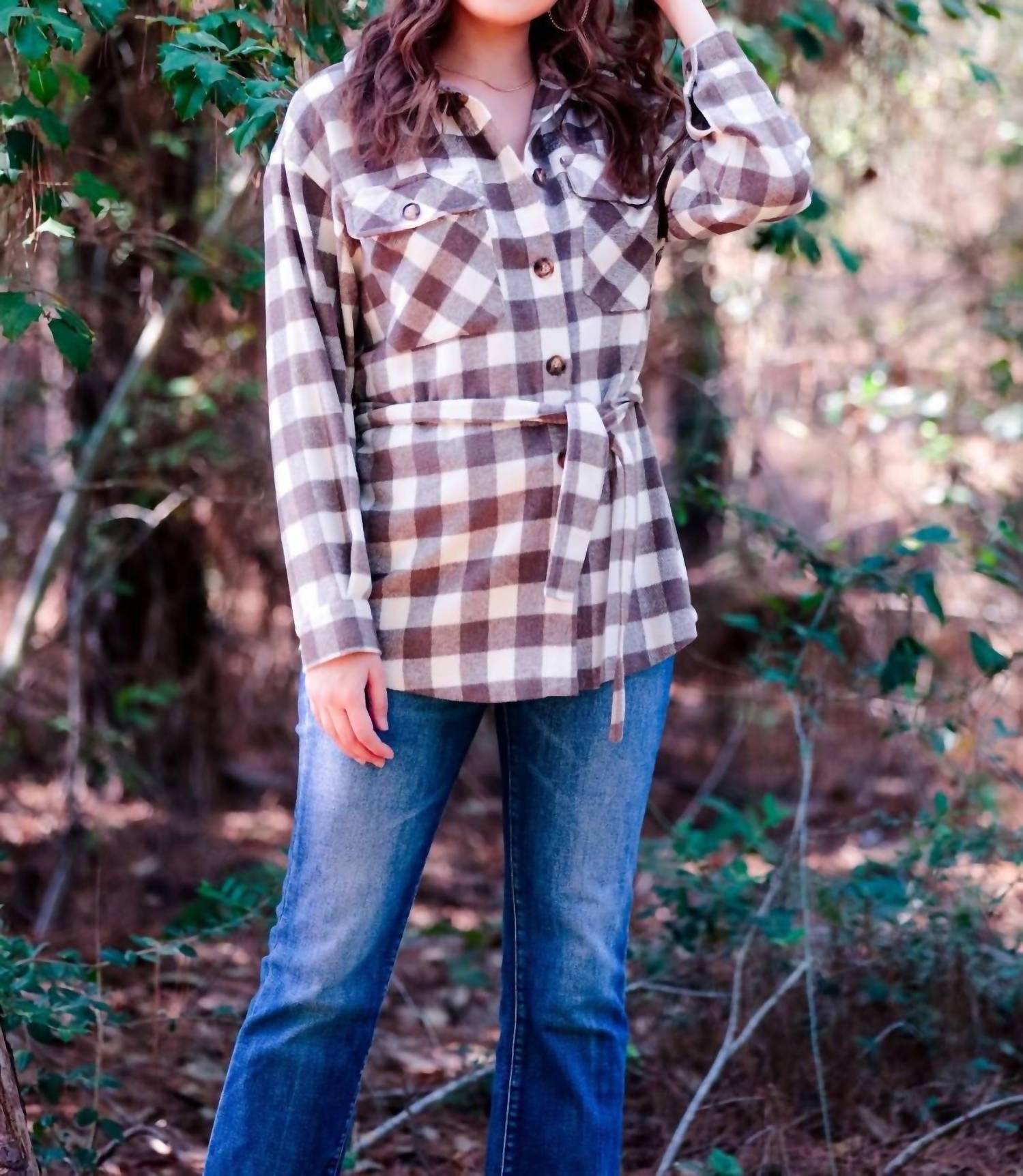 Maple Plaid Shacket
