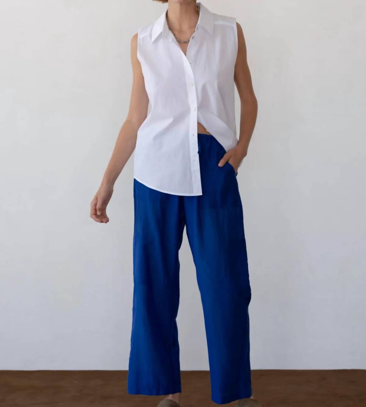 Donni. - Sandwash Sleeveless Shirt