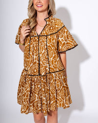 Ivy Jane - Shell Stitched Trim Dress