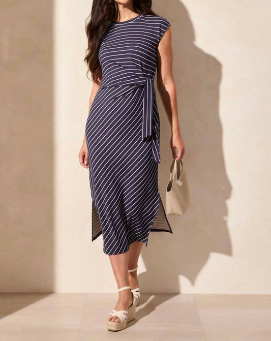 Tribal - Nautical Stripe Midi Dress