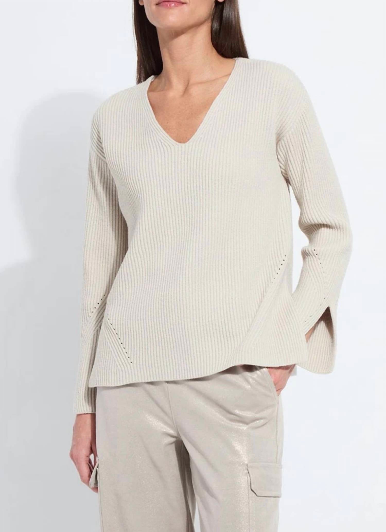Lysse - XIMENA V-NECK COZY SWEATER
