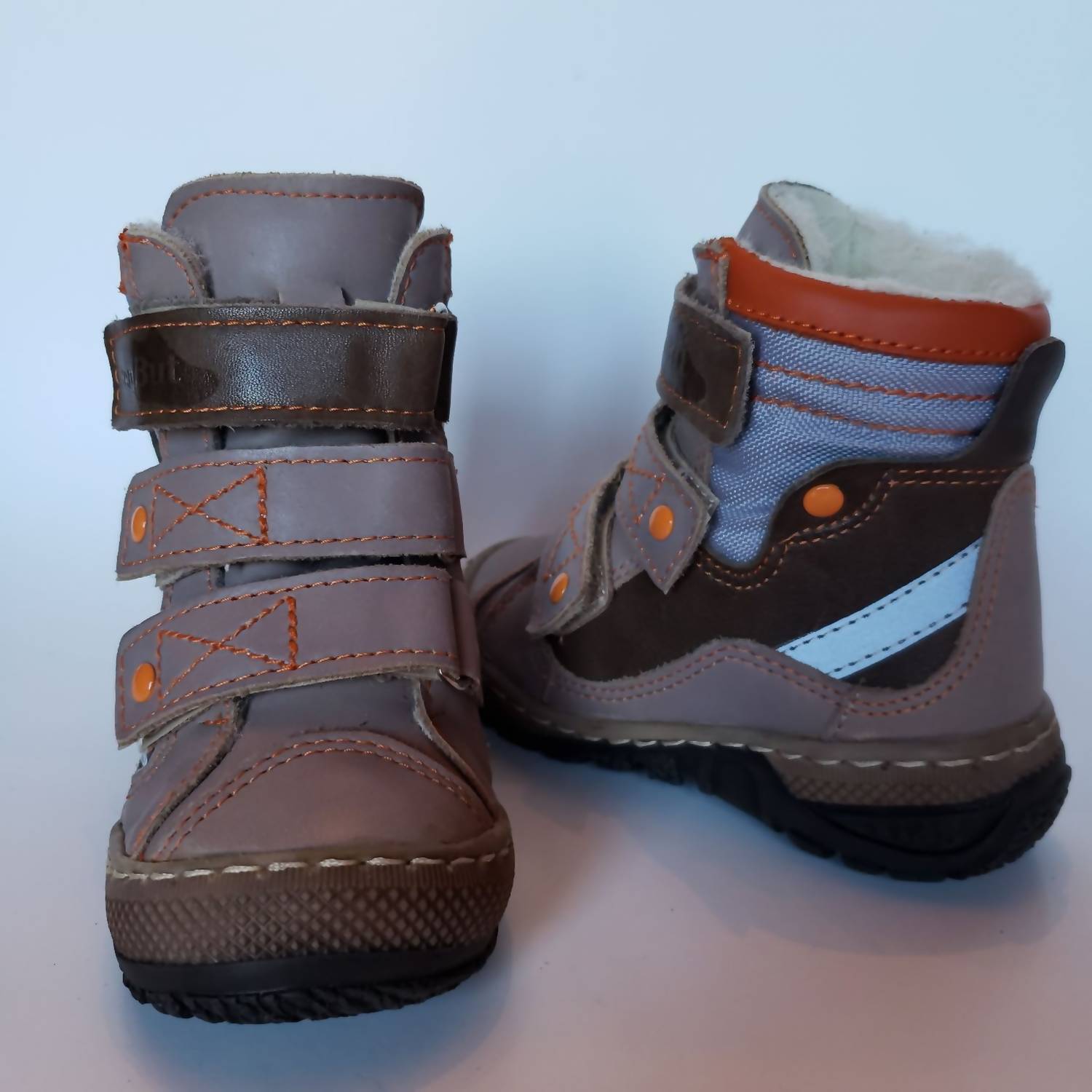 Renbut Shoes - Kid's Velcro Triple Strap Snow Boots
