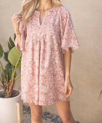 Voy - Stitch Detailed Short Sleeve Dress