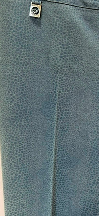 Lisette - Women's Denim Skin Print Ankle Pants
