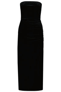 Bishop + Young - Luxe Velvet Icon Strapless Dress