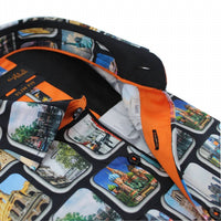Eight X - Travel Destination Button Down Shirt