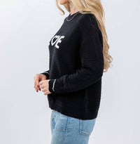 Pure Amici - Love Crew Neck Sweater