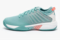 K-Swiss Women's Hypercourt Supreme Shoe in nile blue blanc de blanc desert flower - women's sneaker - detail view