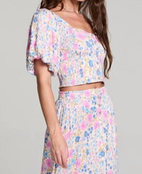 Saltwater Luxe - Elysia Puff Sleeve Top