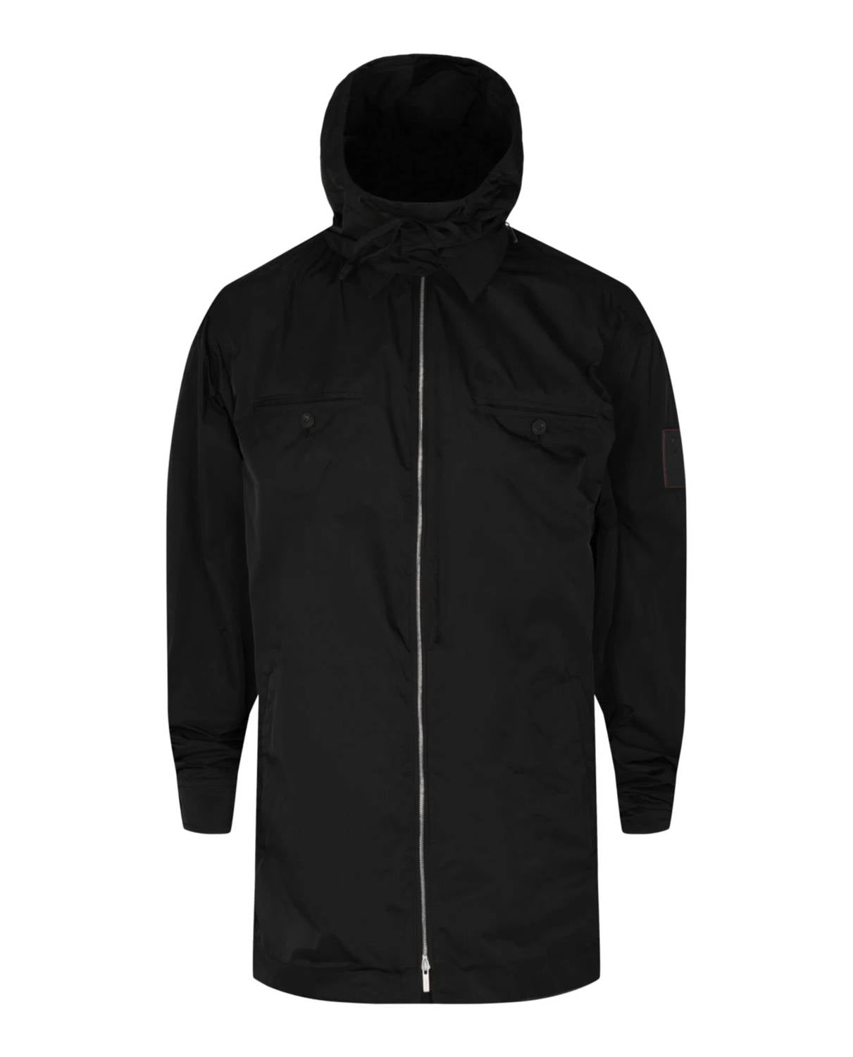 Salvatore Ferragamo - Men's Zip-up Windbreaker With Removable Hood