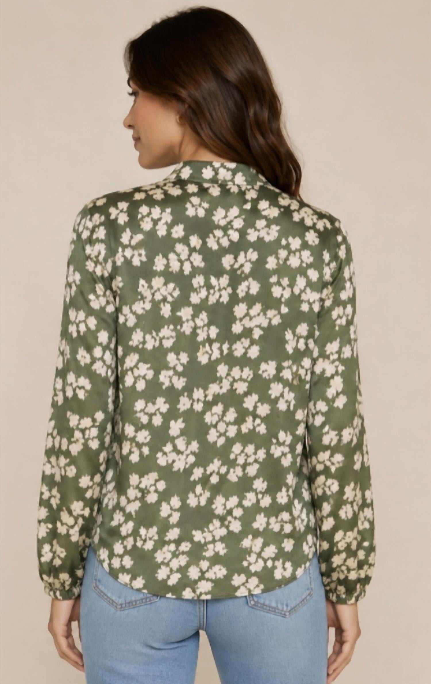 Fifteen Twenty - Scarlet Floral Tie Front Top