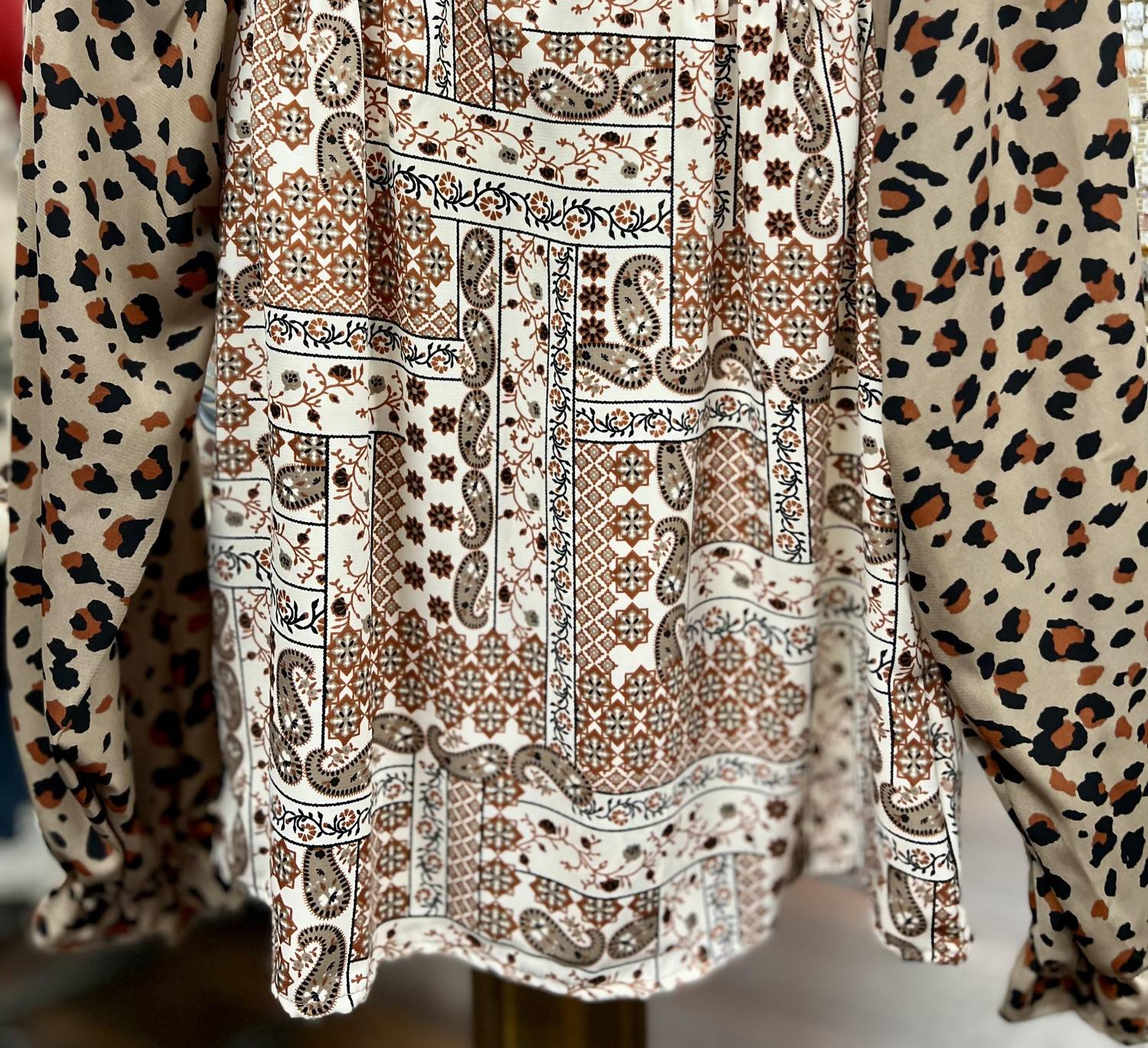Andree By Unit - Women Mocha Leopard Top