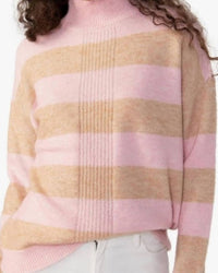Sanctuary Upstate Sweater Tunic in rose oat - women's cardigan - detail view