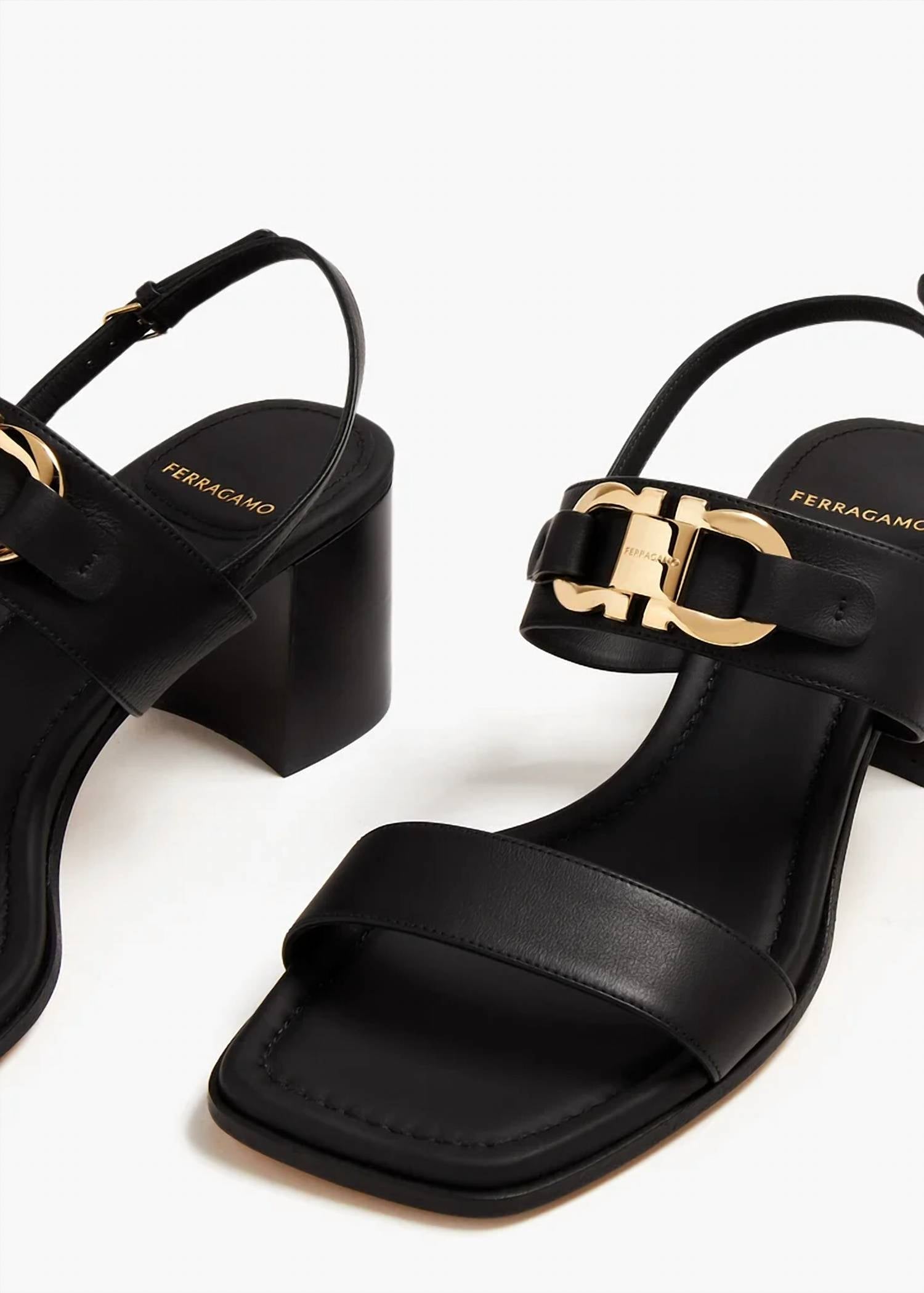 Salvatore Ferragamo - Women's Lou 55 Vitello Sandals
