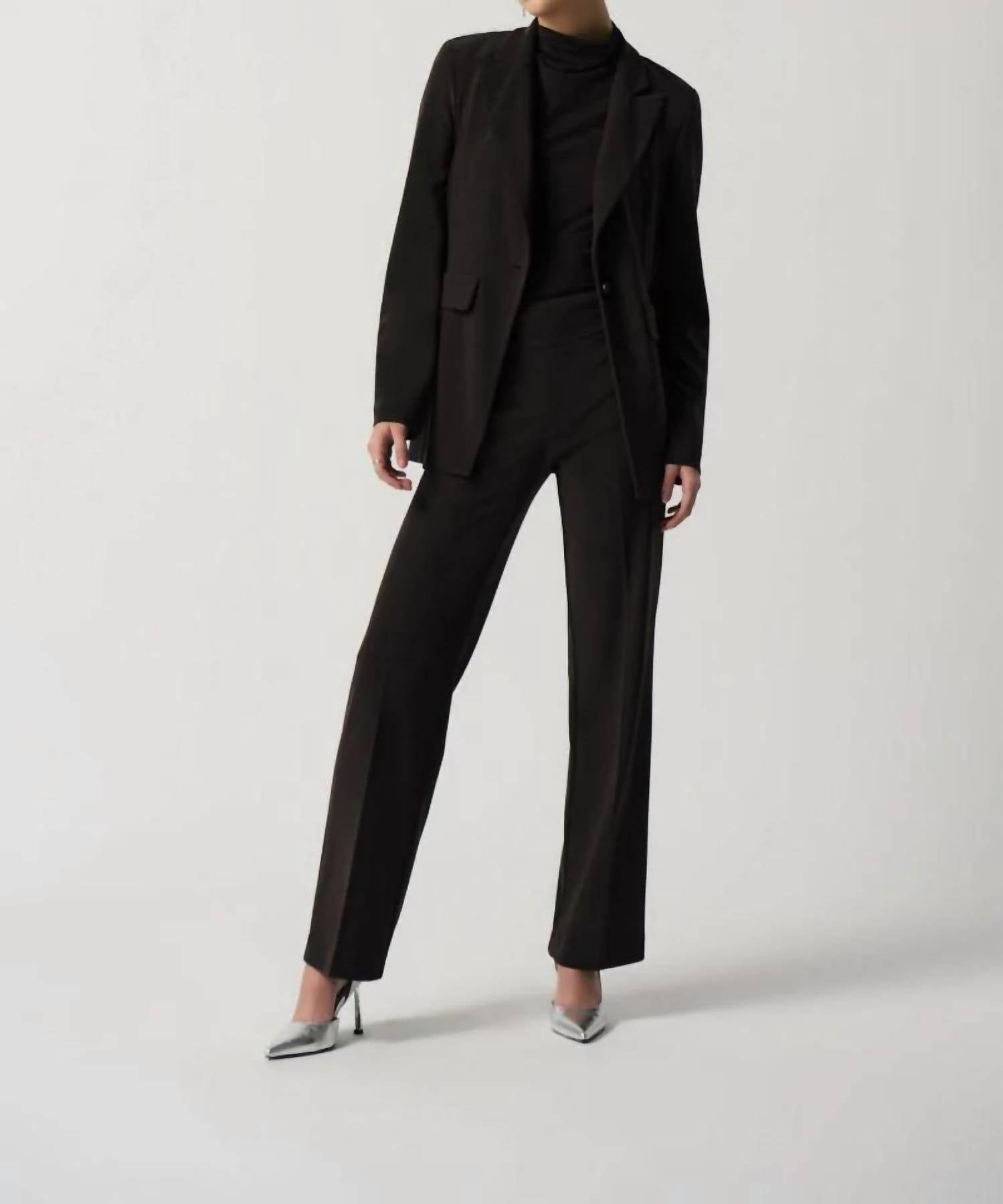 Joseph Ribkoff - Pull On Relaxed Straight Leg Pants