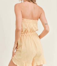 Sadie & Sage - Miss Sunshine Linen Tube Romper