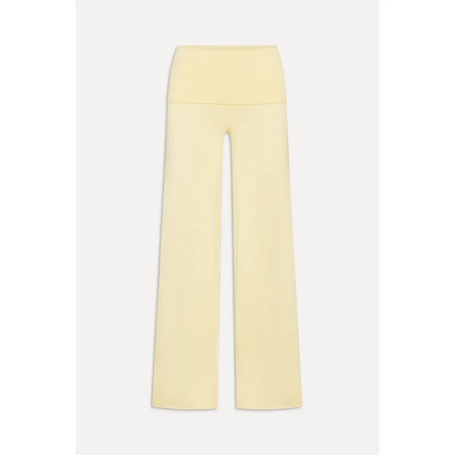 Frankies Bikinis Storm Knit Pants in buttercream - women's pants - view 5