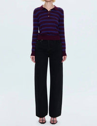 Pistola - Tate High Rise Bowed Straight Leg Jeans