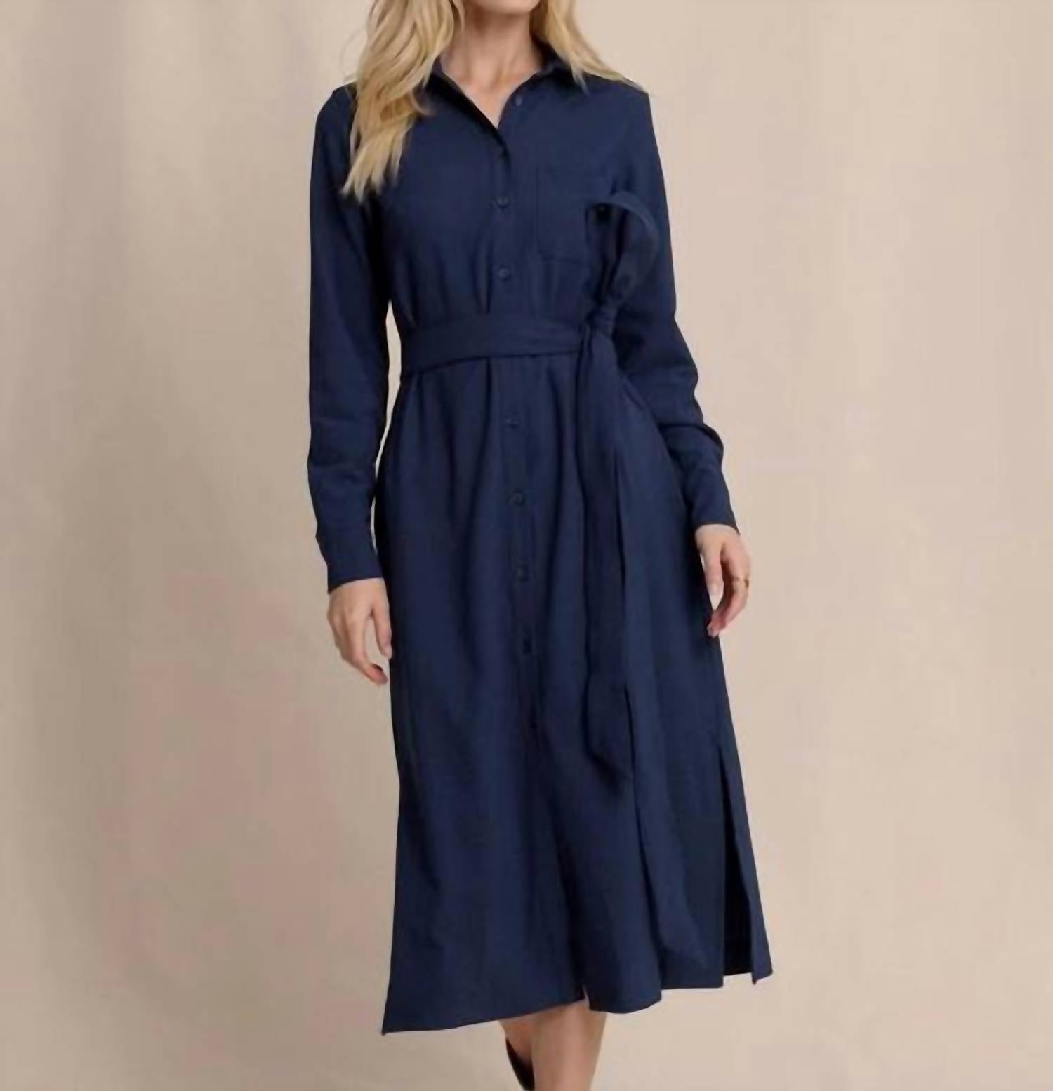 Southern Tide - Trista Textured Midi Shirt Dress