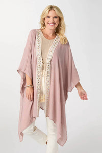 Coco + Carmen - Lila Embellished Tie Front Wrap